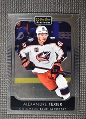 2021-22 O-Pee-Chee Platinum #120 Alexandre Texier Blue Jackets